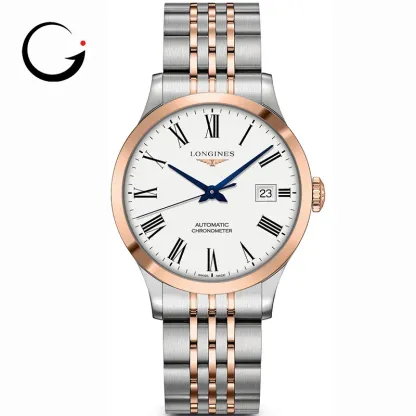 LG041 Longines Watch Record Mens