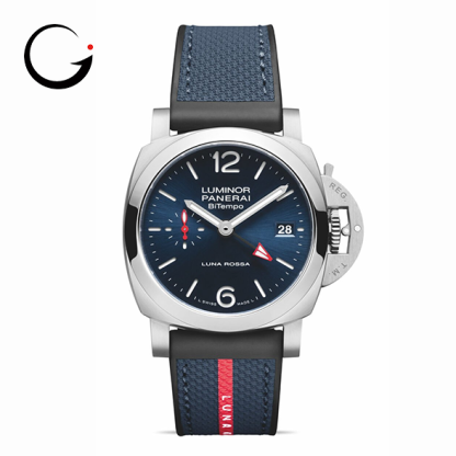 PA146 PANERAI Luminor Quaranta Bitempo Luna Rossa 40mm PAM01404