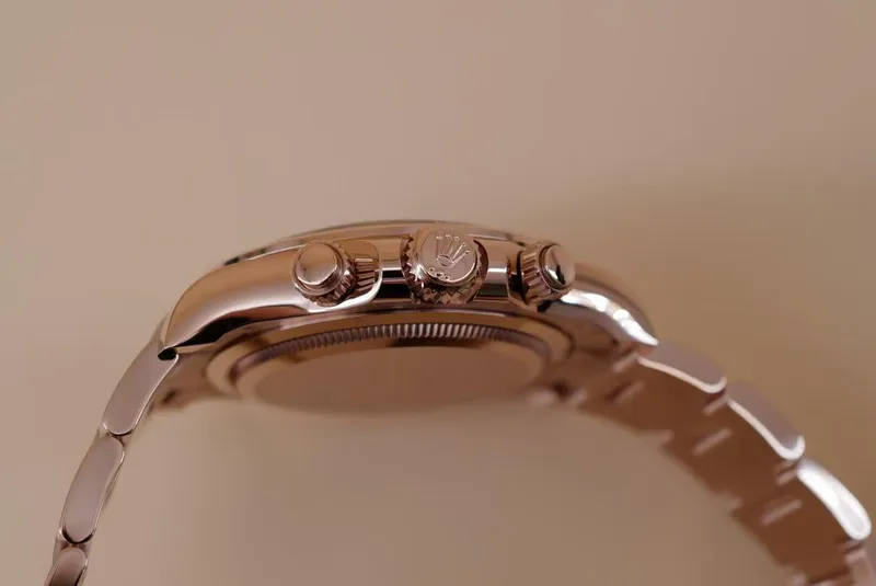 RL009  Cosmograph Daytona 116505 Black Diamond Dial Everose Gold Watch