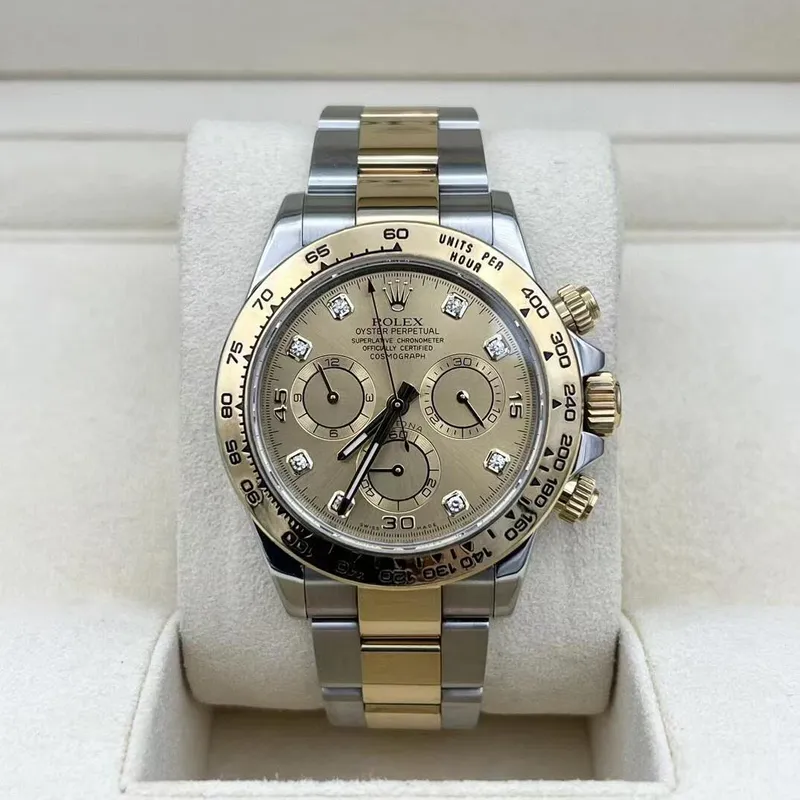RL024  116503 Cosmograph Daytona "Diamond Dial" New Model "Full Set"