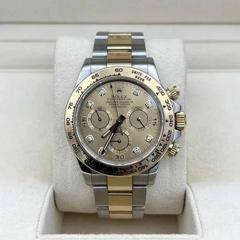 RL024  116503 Cosmograph Daytona "Diamond Dial" New Model "Full Set"
