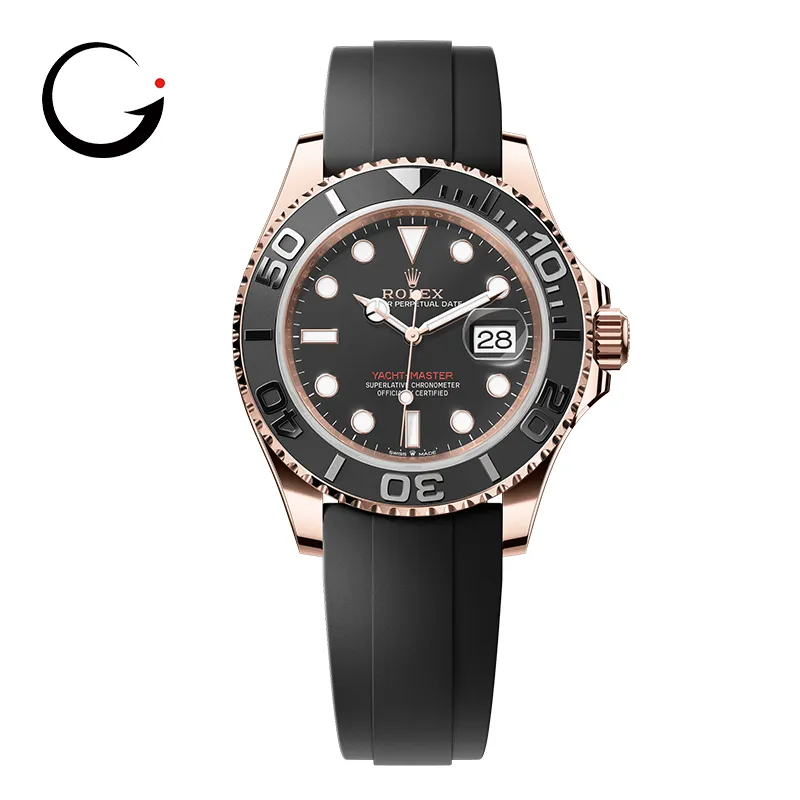 RL042  116655 Yacht-Master 40mm Everose Gold 'Oysterflex'