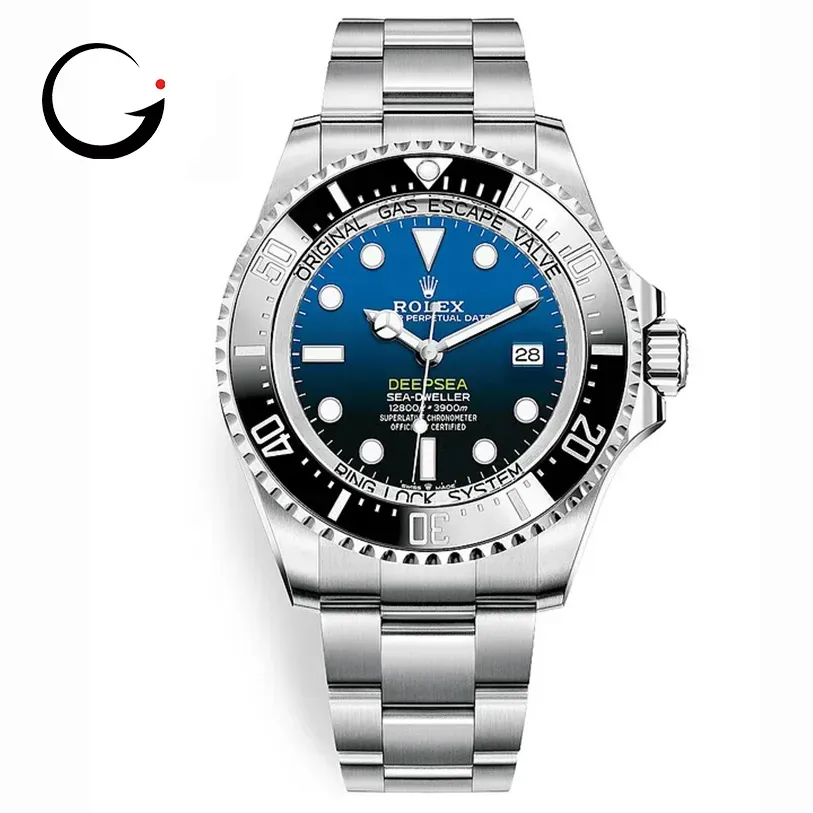 RL044 Rolex 136660 Sea-Dweller Deepsea D-Blue Dial 44mm Stainless Steel Men’s Watch
