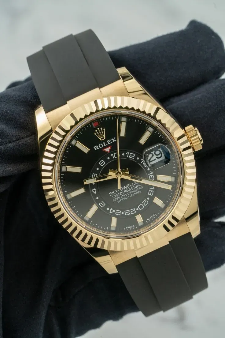 RL047  130018 Sky Dweller "Brand New" Yellow Gold "Annual Calendar"