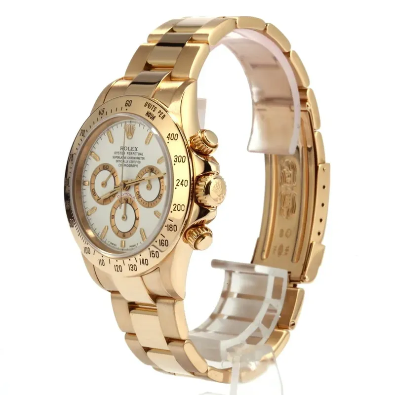 RL051  Cosmograph Daytona 116508 40mm 18ct Yellow Gold Automatic White Dial