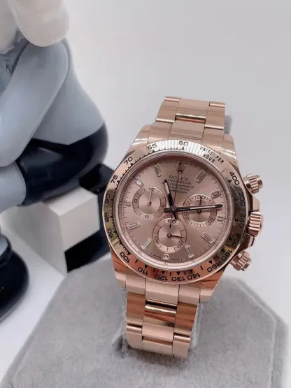 RL052  Cosmograph Daytona 116505 Baguette Dial Everose Gold Watch