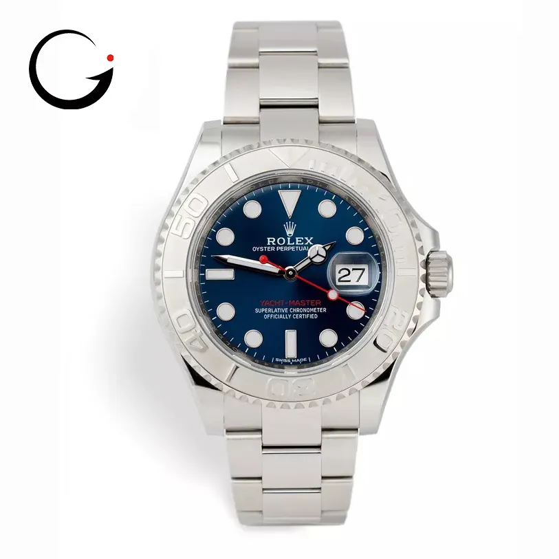 RL055 ROLEX 116622 YACHT-MASTER "PLATINUM BEZEL" ROLEX WARRANTY TO 2023