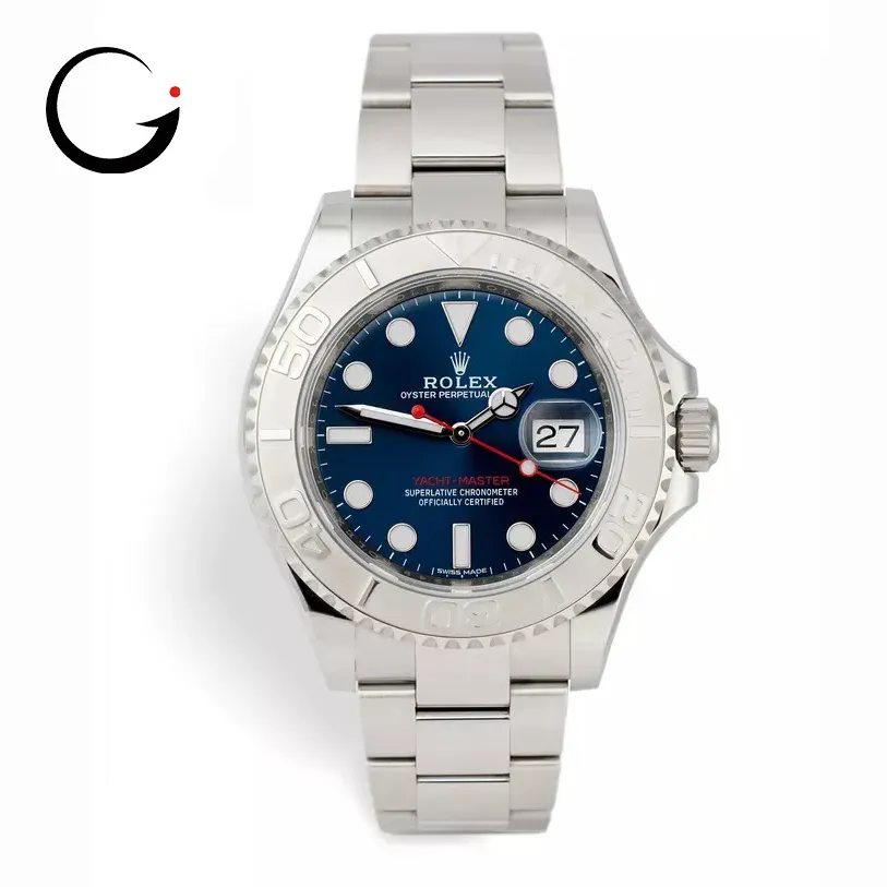 RL055 ROLEX 116622 YACHT-MASTER "PLATINUM BEZEL" ROLEX WARRANTY TO 2023