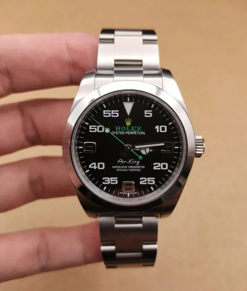 RL060  Air-King 126900 Oyster Perpetual Black 40mm Men’s Watch