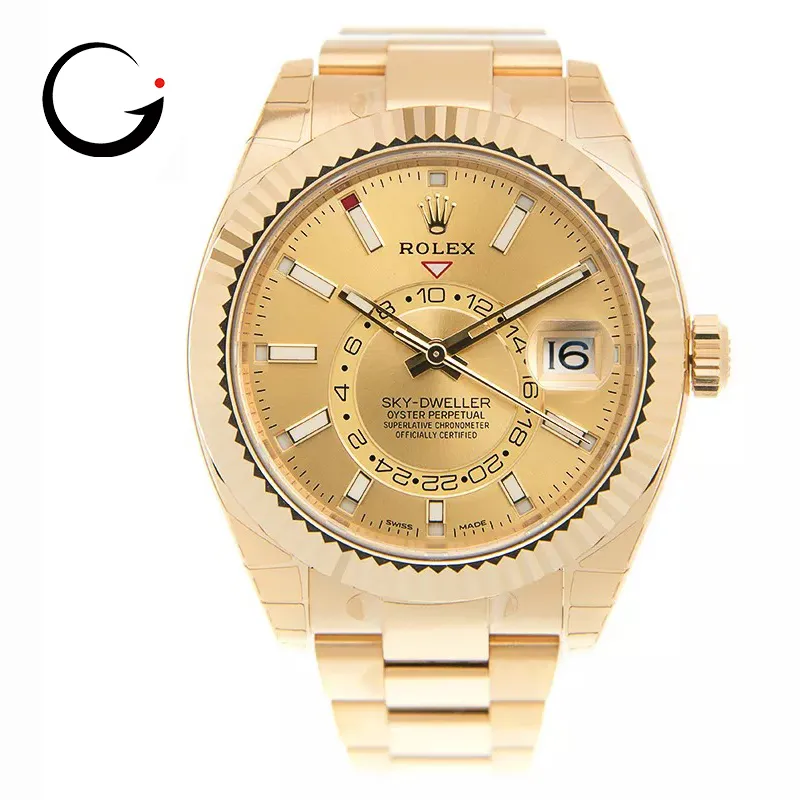 RL061 Rolex 326938 Sky-Dweller Champagne-Colour - New