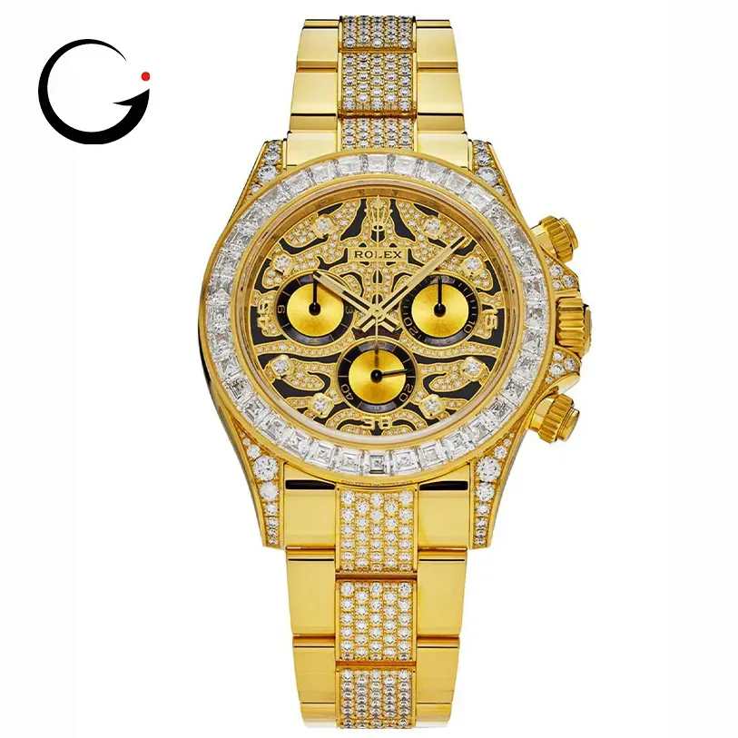 RL141 Rolex Daytona Eye of the Tiger Yellow Gold 116598TBR
