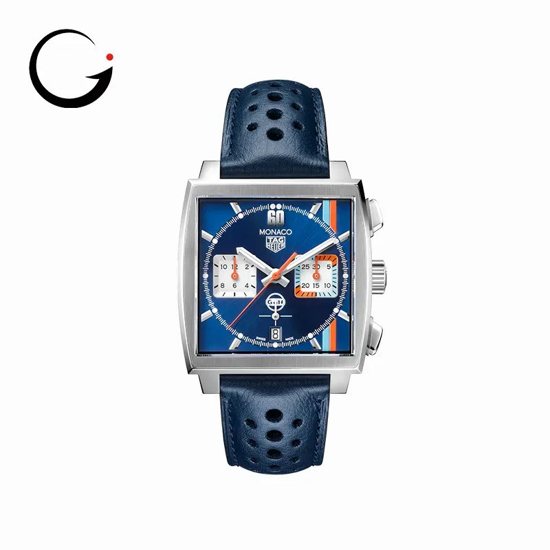 TAG005 TAG HEUER MONACO X GULF Automatic Chronograph - Diameter 39 mm CBL2115.FC6494