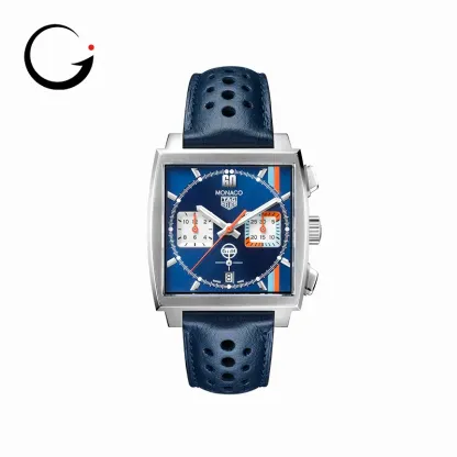 TAG005 TAG HEUER MONACO X GULF Automatic Chronograph - Diameter 39 mm CBL2115.FC6494