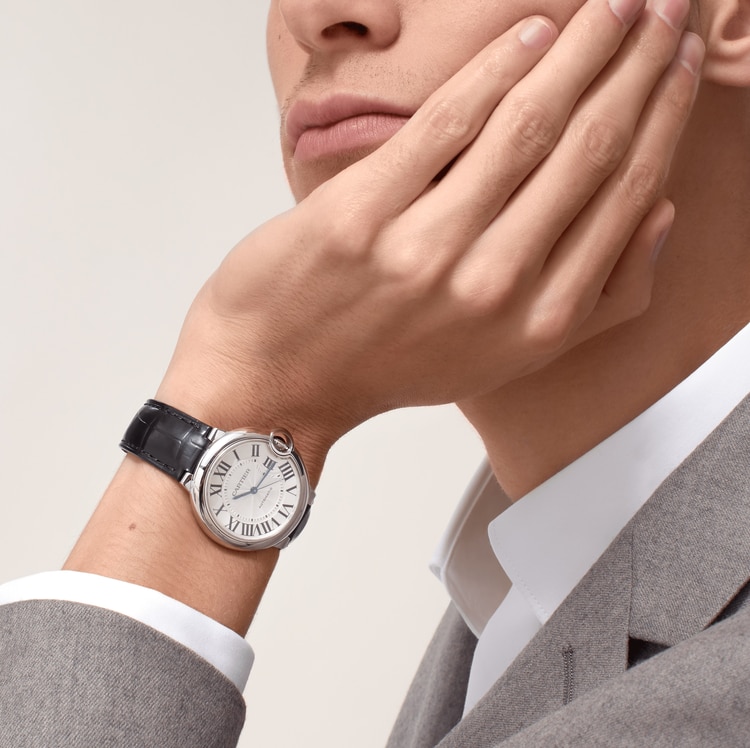 CA008 Reloj Ballon Bleu de Cartier, 36 mm, movimiento mecánico de carga automática.