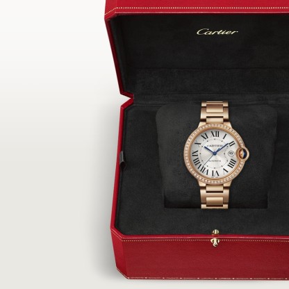 CA023 Ballon Bleu de Cartier watch, 40 mm, Manufacture mechanical movement with automatic winding, caliber 1847 MC. 18K rose gold