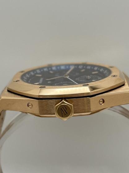 AP329 Audemars Piguet Royal Oak Perpetual Calendar Rose Gold Blue Dial 26574OR.OO.1220OR.02
