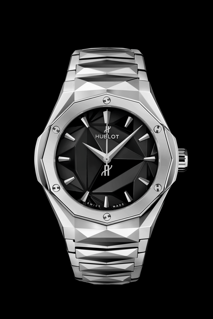 HB128 HUBLOT Classic Fusion Orlinski Bracelet Titanium 40mm 550.NS.1800.NS.ORL22
