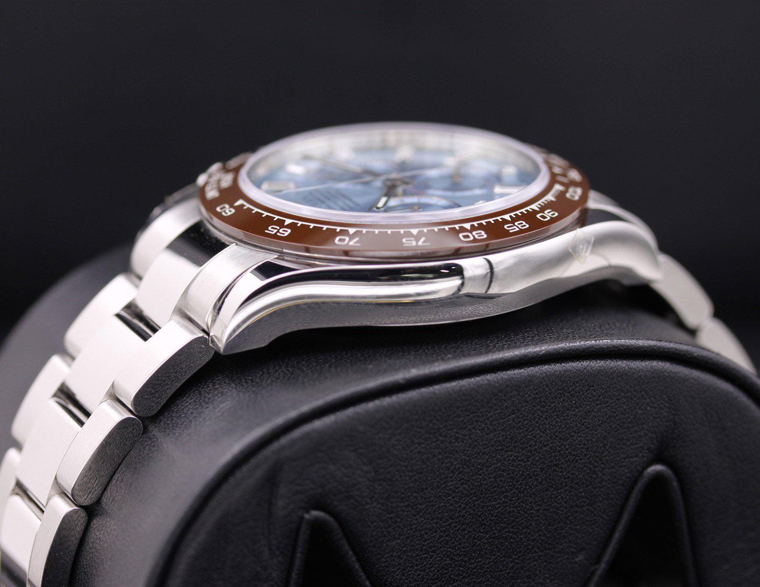 RL107 Rolex Daytona 50th Anniversary Edition 40mm 116506 Ice Blue Baguette Diamond Dial