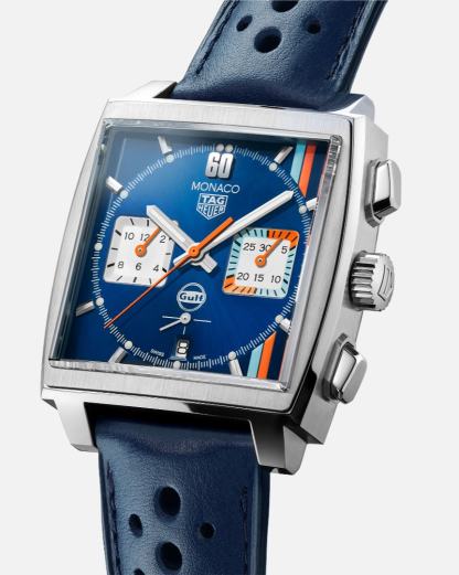 TAG005 TAG HEUER MONACO X GULF Automatic Chronograph - Diameter 39 mm CBL2115.FC6494