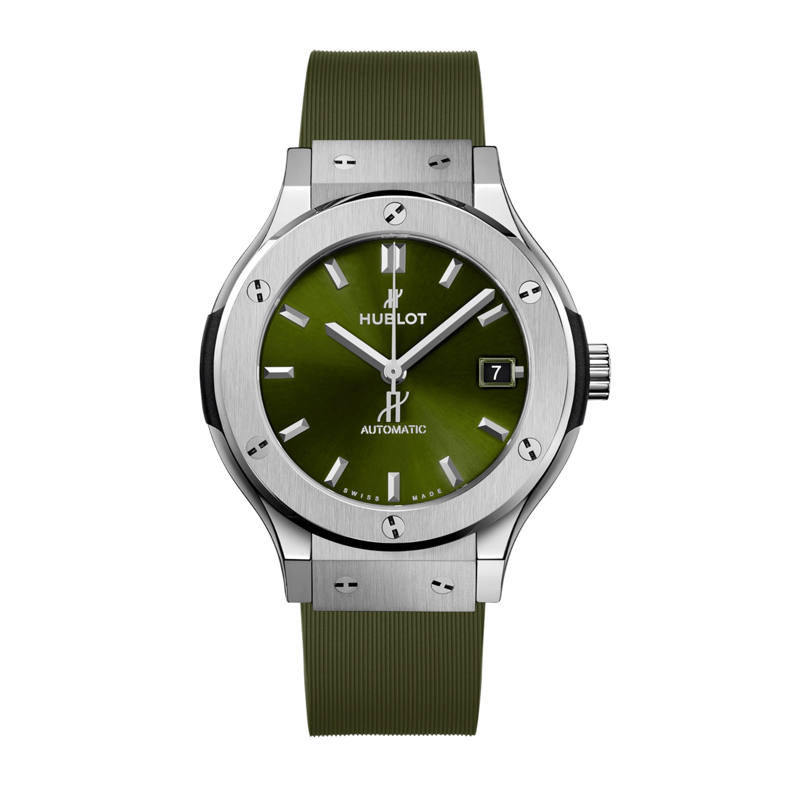 HB121 HUBLOT Classic Fusion Titanium Green 38mm 565.NX.8970.RX