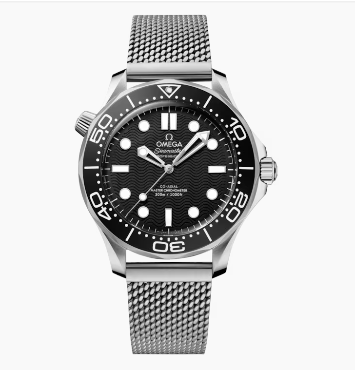 OM143   Seamaster Diver 300M 42 mm, acciaio su acciaio