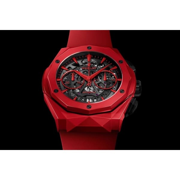 HB005 Hublot Classic Fusion Aerofusion Chronograph Orlinski Red Ceramic Ref. # 525.CF.0130.RX.ORL19