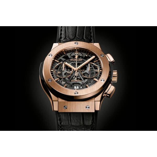 HB129 Hublot Classic Fusion Aerofusion King Gold Ref. # 525.OX.0180.LR