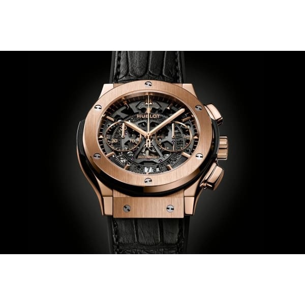 HB129 Hublot Classic Fusion Aerofusion King Gold Ref. # 525.OX.0180.LR