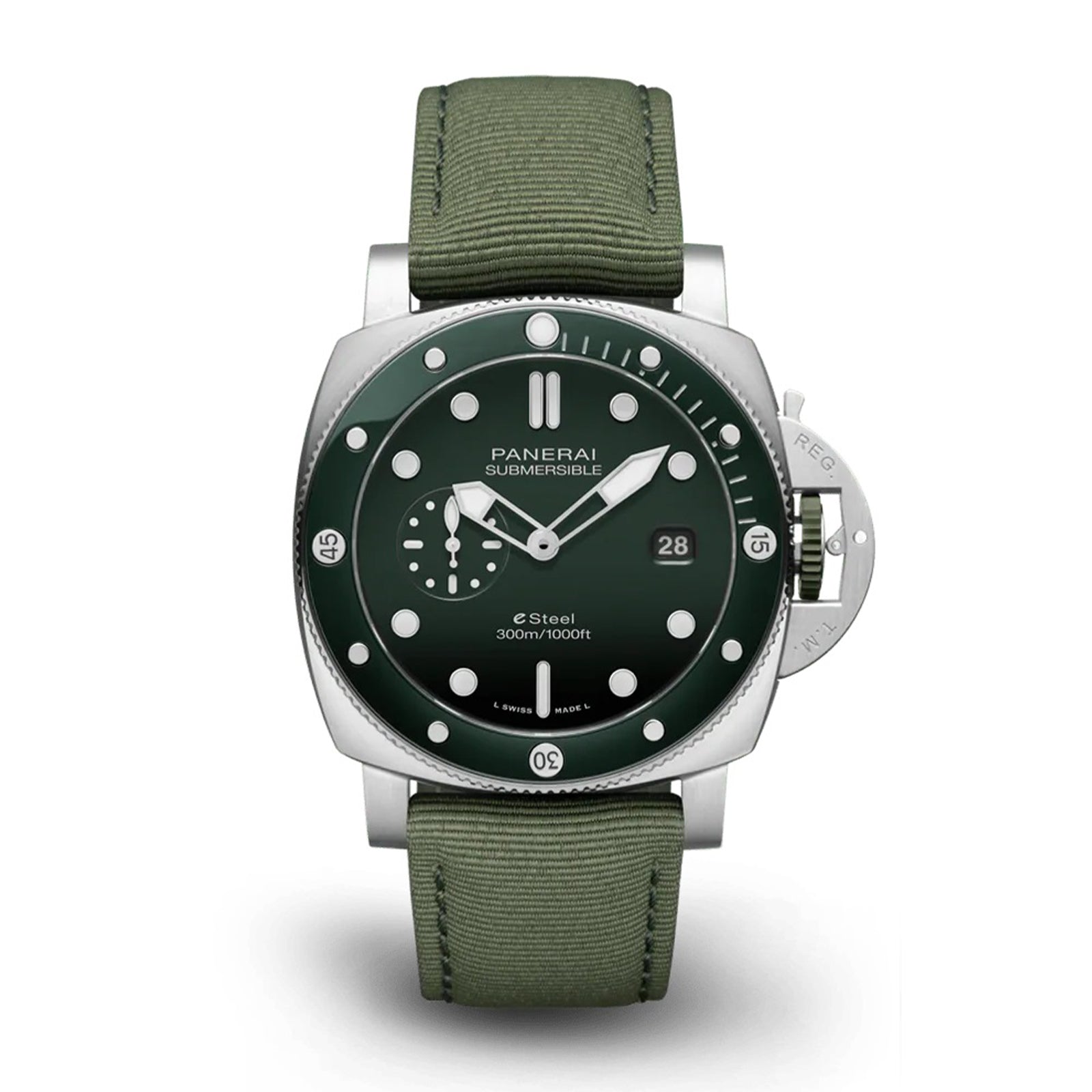PA008 Panerai Submersible QuarantaQuattro ESteelTM Verde Smeraldo