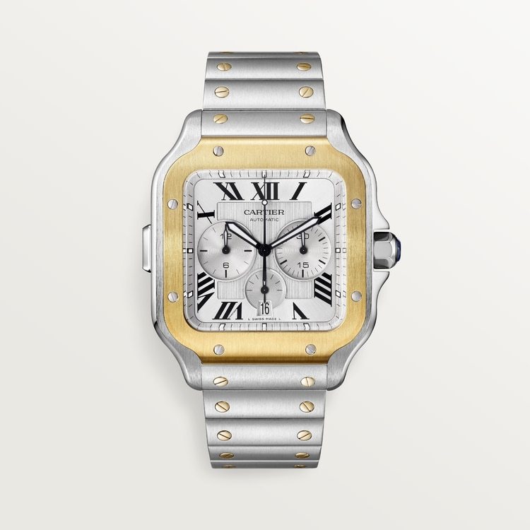 CA031 SANTOS DE CARTIER CHRONOGRAPH WATCH W2SA0008