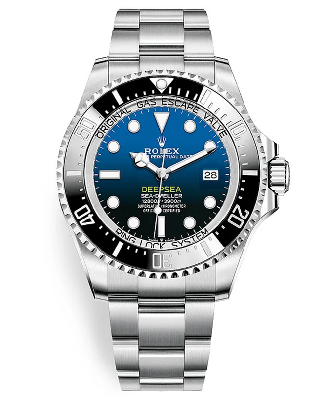 RL044 Rolex 136660 Sea-Dweller Deepsea D-Blue Dial 44mm Stainless Steel Men’s Watch
