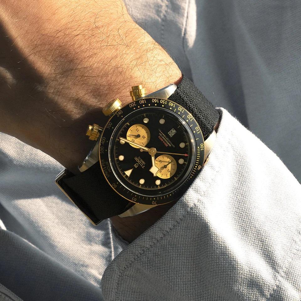 TU009 TUDOR Black Bay Chrono S&G 41mm Steel and Gold