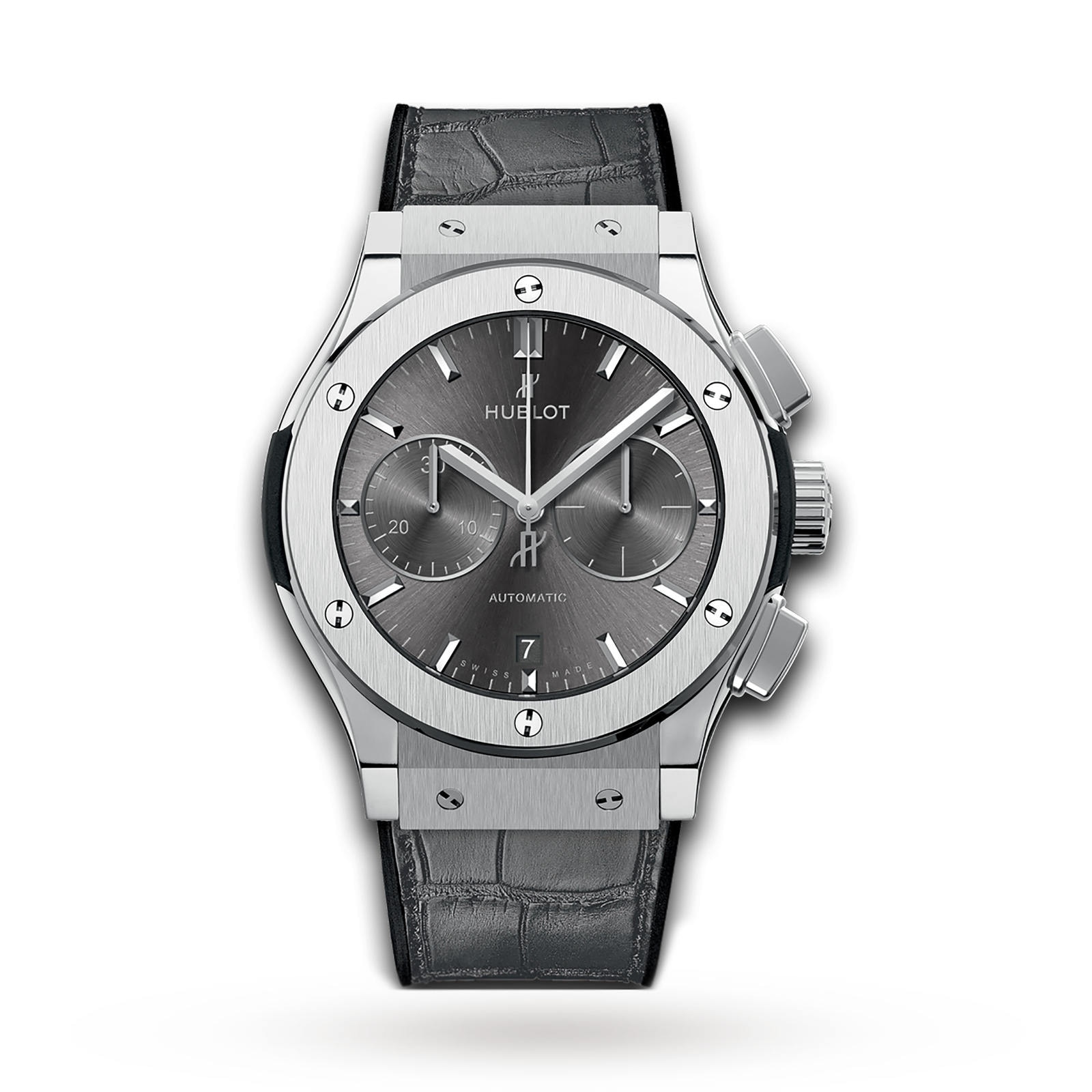 HB126 HUBLOT Classic Fusion Racing Grey Chronograph Titanium 45mm 521.NX.7071.LR