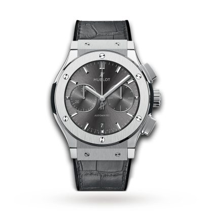 HB126 HUBLOT Classic Fusion Racing Grey Chronograph Titanium 45mm 521.NX.7071.LR