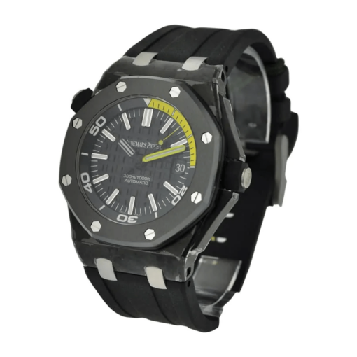 AP331  Royal Oak Offshore Diver Black Carbon Black Dial 15706AU.00.A002CA.01