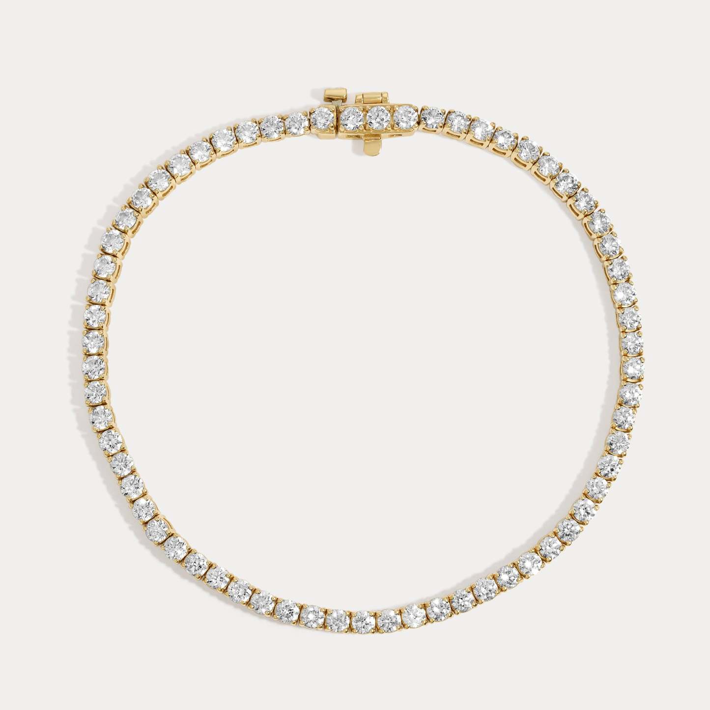 Vikasi - 10.09 ct Classic Diamond Tennis Bracelet