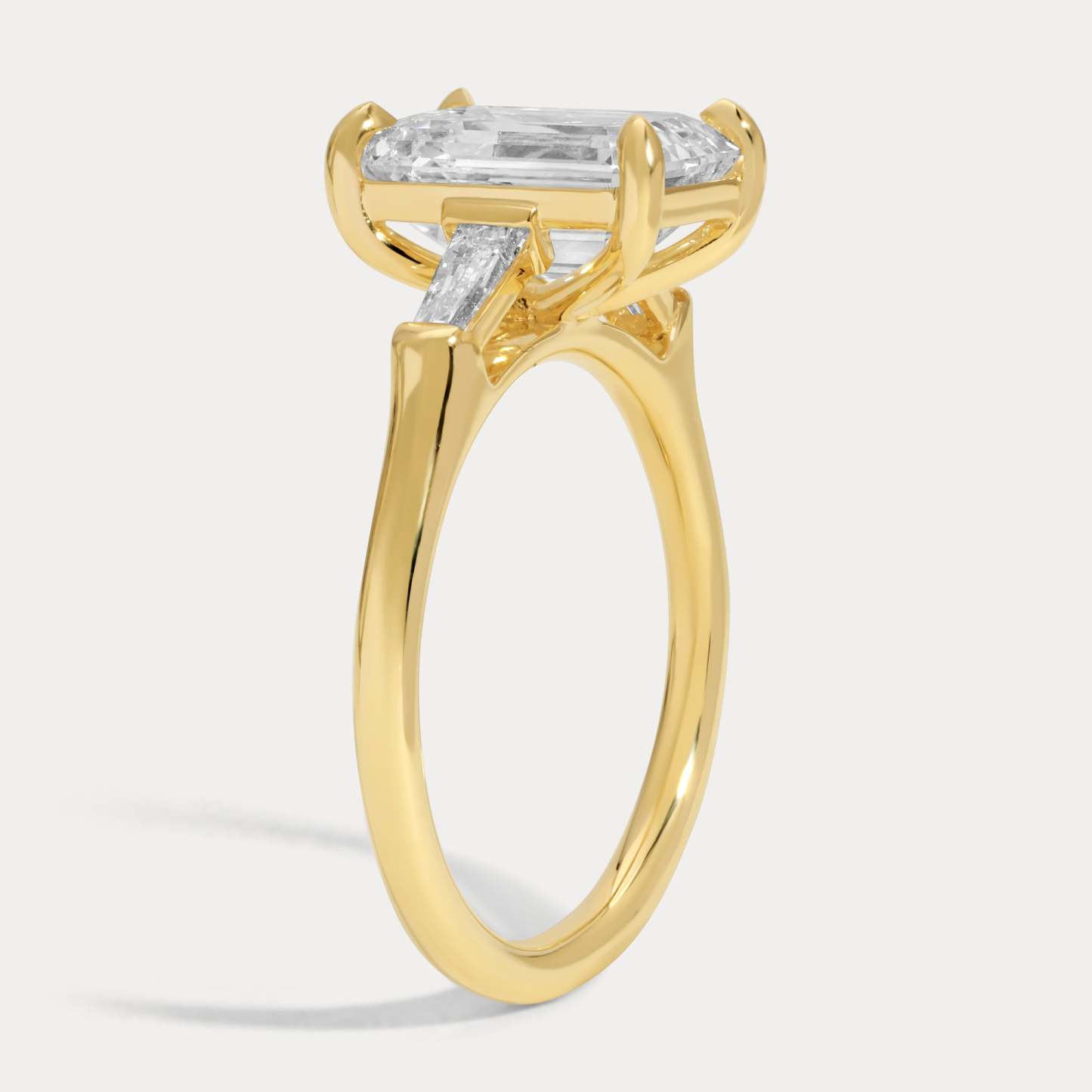 Shay - 3.02ct Earth Mined Emerald Engagement Ring