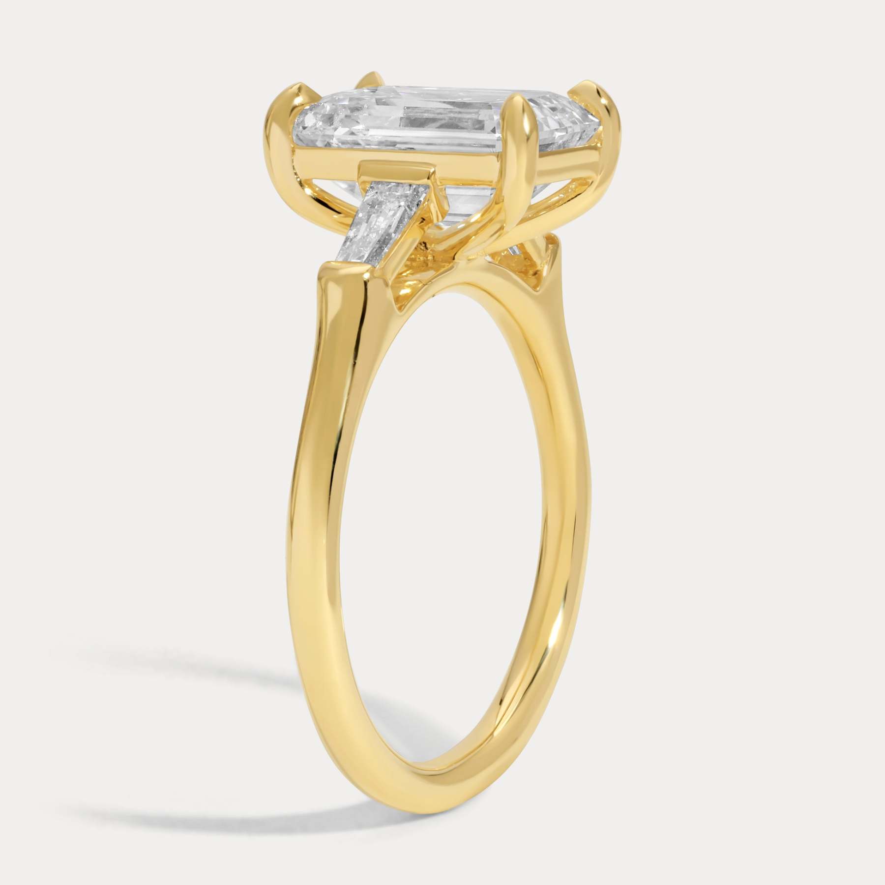 Shay - 3.02ct Earth Mined Emerald Engagement Ring