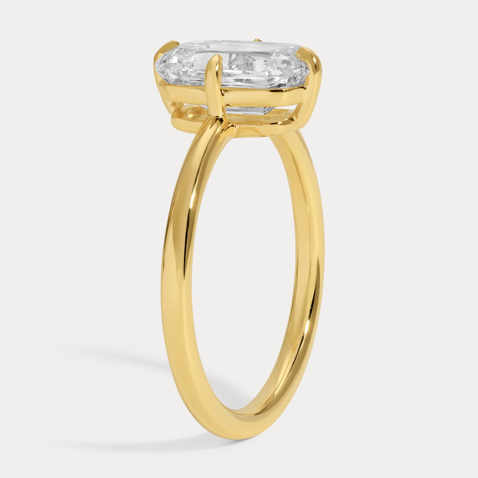 Dani - 2.03ct Lab Grown Crisscut Engagement Ring