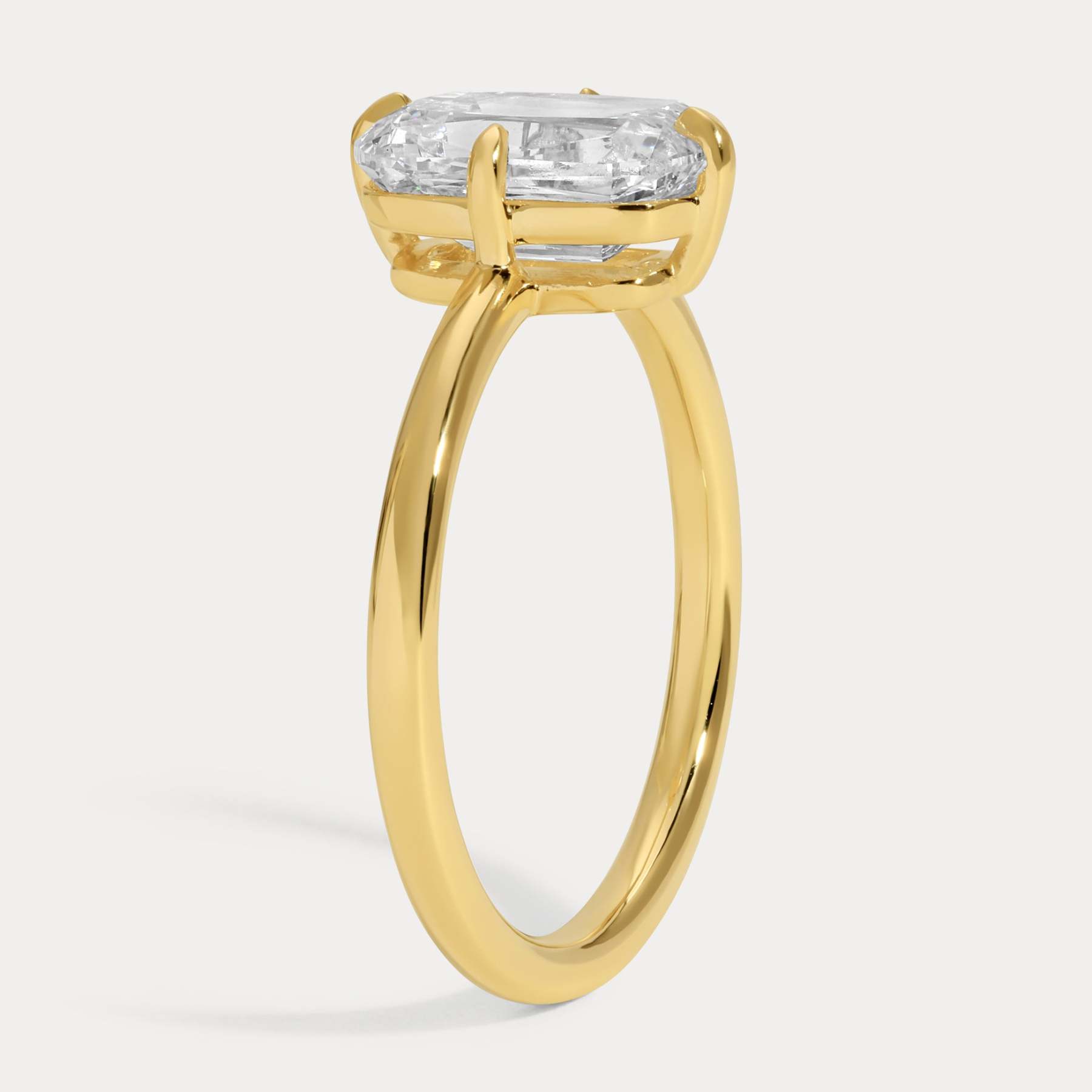 Dani - 2.03ct Lab Grown Crisscut Engagement Ring