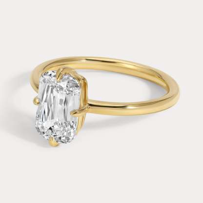 Dani - 2.03ct Lab Grown Crisscut Engagement Ring