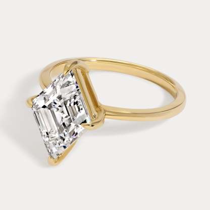 Brenda - 3.11ct Lab Grown Lozenge Engagement Ring