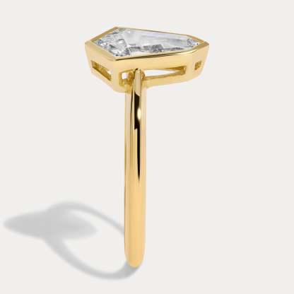 Sophie - 2.56ct Lab Grown Emerald Engagement Ring