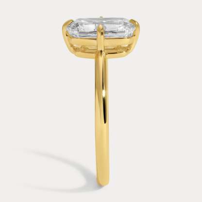 Dani - 2.03ct Lab Grown Crisscut Engagement Ring