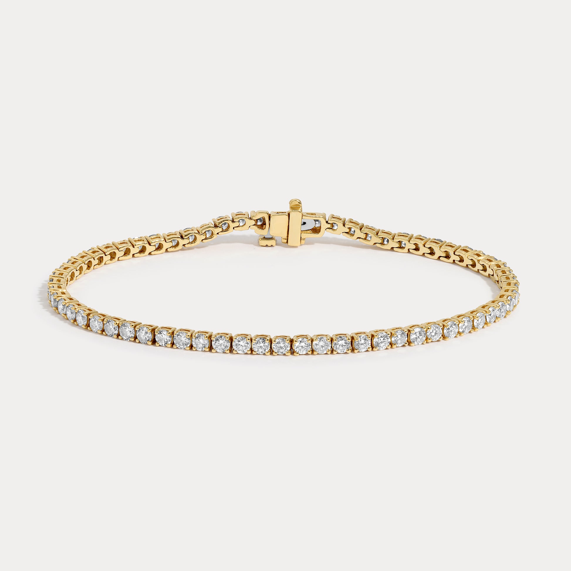 Vikasi - 10.09 ct Classic Diamond Tennis Bracelet