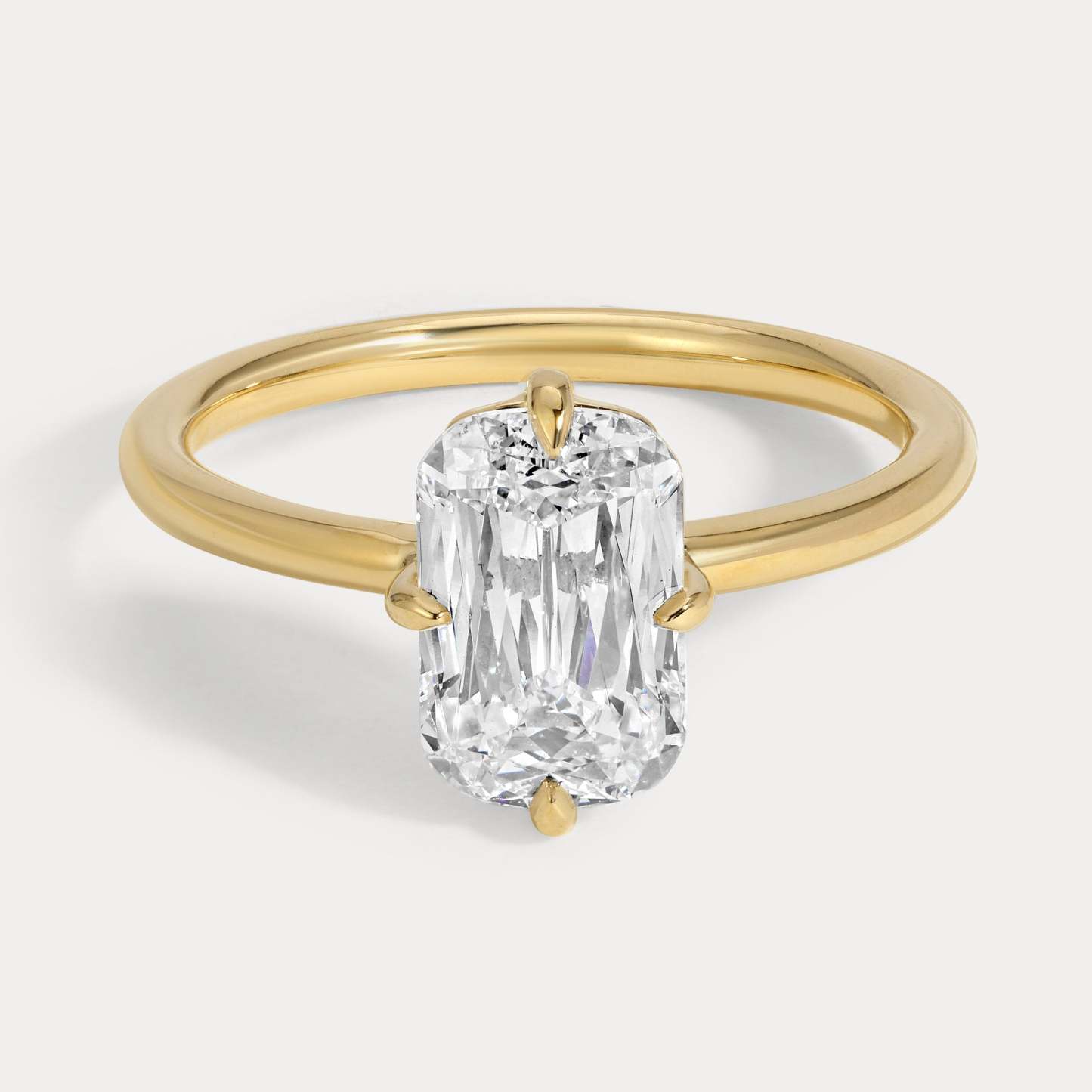 Dani - 2.03ct Lab Grown Crisscut Engagement Ring