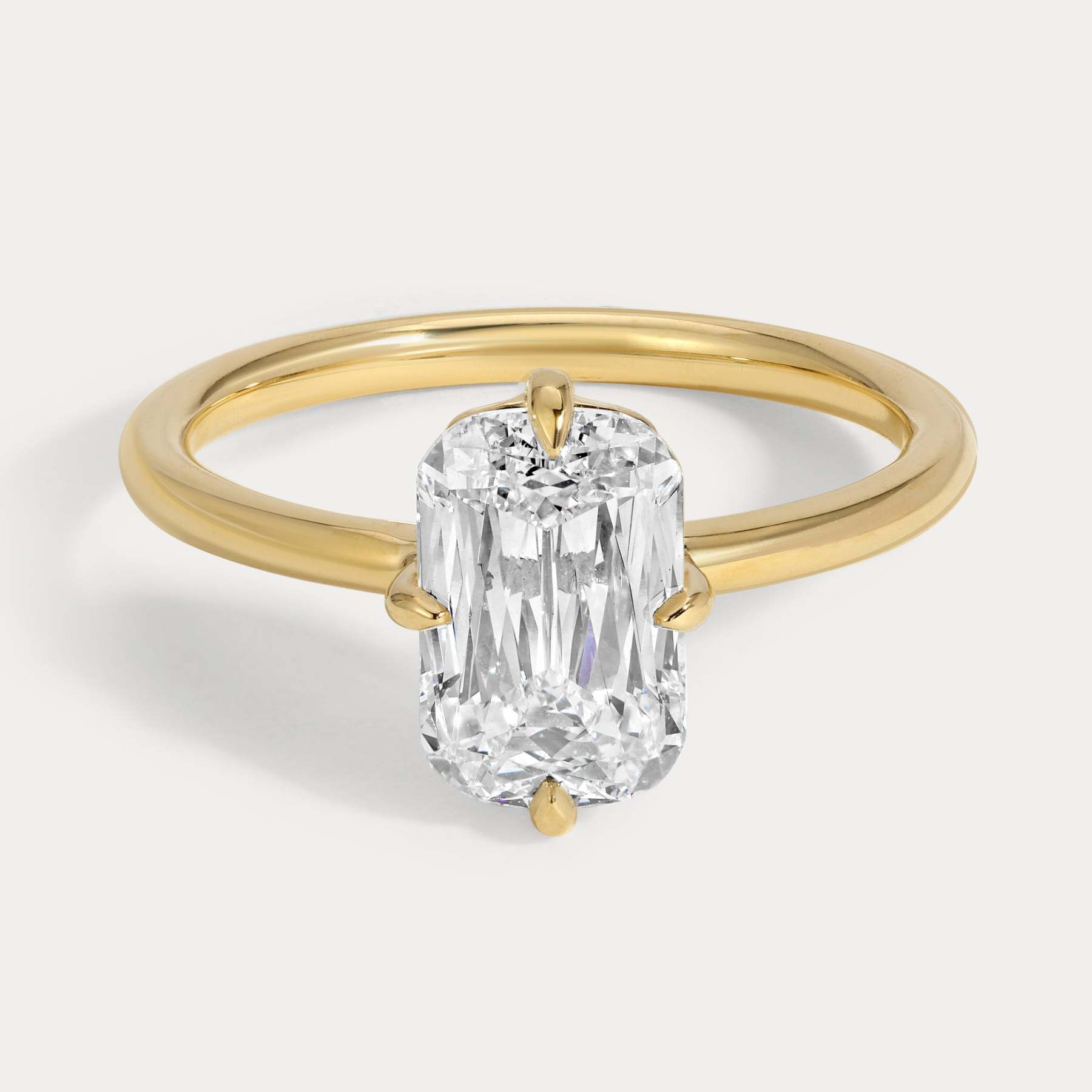 Dani - 2.03ct Lab Grown Crisscut Engagement Ring