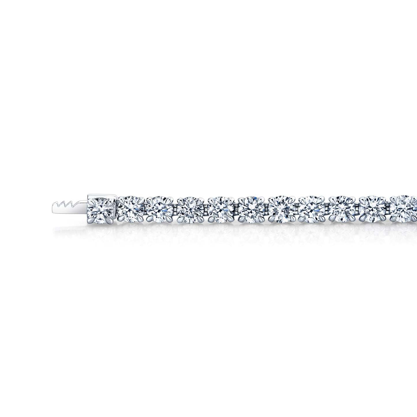 Olivia - 8ct Round Brilliant Lab Diamond Tennis Necklace