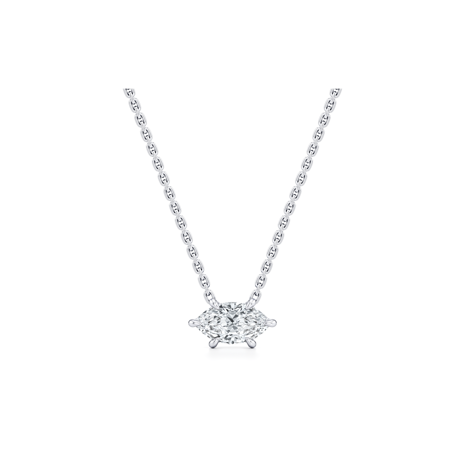 Chelsea - 1ct Lab Diamond Marquise Pendant