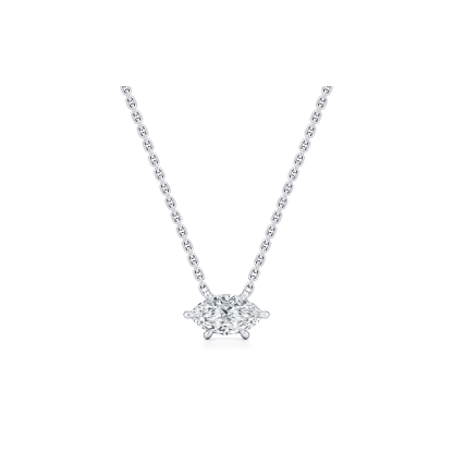 Chelsea - 1ct Lab Diamond Marquise Pendant